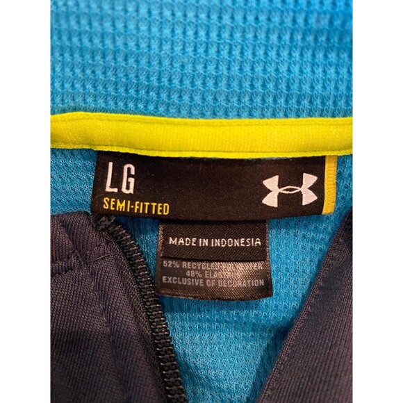 Under Armour Womens Gray & Turquoise Athletic Jacket Sz Large Sporty Athleisure - Picture 8 of 12